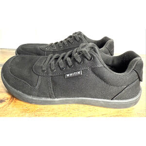Whitin Minimalist Barefoot Sneakers Size 40 EU Shoes Black Canvas W882 Zero Drop